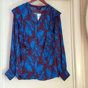 Alfani Women's - Feather Fantasy Long Sleeve Blouse Sz 2X - NWT $89